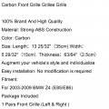 Topteng Front Fence Grill Grille Abs Carbon Fiber For Bmw Z4 E85 E86 2003-2008