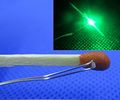 10pcs X 3v Pre Wired Bright Green 0603 Smd Led Lamp Light 2mm Square 20cm