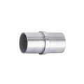 Stainless Steel Round In Line Splice For 1 5 Od Top Rail Tube On Cable Railing Deck 