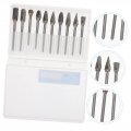 Healeved 2 Sets 10pcs File Set Tools To Rotate Tungsten Steel Rotary Drill Metal
