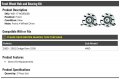 Front Wheel Hub And Bearing Kit 2 Piece Compatible With 2000-2002 Dodge Ram 2500 4wd