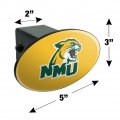Northern Michigan Secondary Logo Oval Tow Trailer Hitch Cover Plug Insert