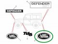 Genuine Land Rover Rear Emblem Decal Badge Range 03-09 Sport 05-09 Defender Dah100680