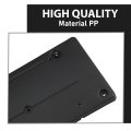 Front Bumper License Plate Holder Mounting Bracket For Land Rover Discovery 4 Lr4 2010 2016 Black Polypropylene Part Number