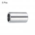 Uxcell 5pcs Stainless Steel Spacer 8 Bore X 7 Od 1-1 2 Length Screw Standoff Bushing Plain Finish Round Metal For 5 Screws