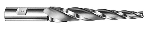 10 Degree Per Side Tapered End Mills HSS 1/16 - 1/2 Tip , 3/8 - 1-1/4" Shank, Diameter