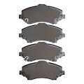 Front Disc Brake Pads For Dodge Nitro 2007 2008 2009 2010 2011 Ceramic Mechanical Pad Wear Sensor 2 52 In Inner Height 