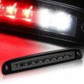 Eparts 1 Piece Chrome Smoke Clear Lens Led 3rd Third Tail Light Rear Roof Center Cargo Brake Lamp For 1997 2007 Dodge Dakota 