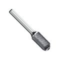Kodiak Cutting Tools Kct1236 Sc-51 Cylindrical Ball Nose Carbide Bur Double Cut 1 4 Diameter 1 8 Shank 