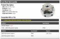 Front Wheel Bearing Hub Assembly 5 Stud Compatible With 1996-2005 Mitsubishi Galant Fwd 2 4l 4-cylinder