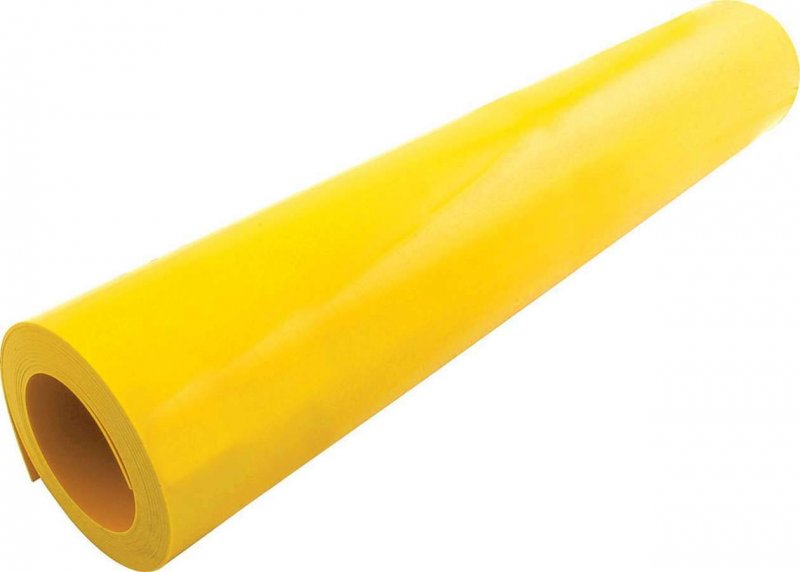 Allstar Performance All22425 Yellow 0 07 Thick 24 Wide 10 Plastic Roll