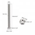 Uxcell M10 X 110mm Hex Head Screws Bolts Nuts Flat Lock Washers Kits 304 Stainless Steel Fully Thread Hexagon 6 Sets