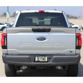 Ipick Image Compatible With Ford F-150 Lightning In 3d Gray Letters On Real Carbon Fiber Finish Abs Plastic License Plate Frame