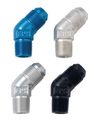 482362-cl 6 X 1 8 Mpt 45 Degrees Aluminum Adapter Clear Anodized Finish Precision Machined For Leak Free Sealing 