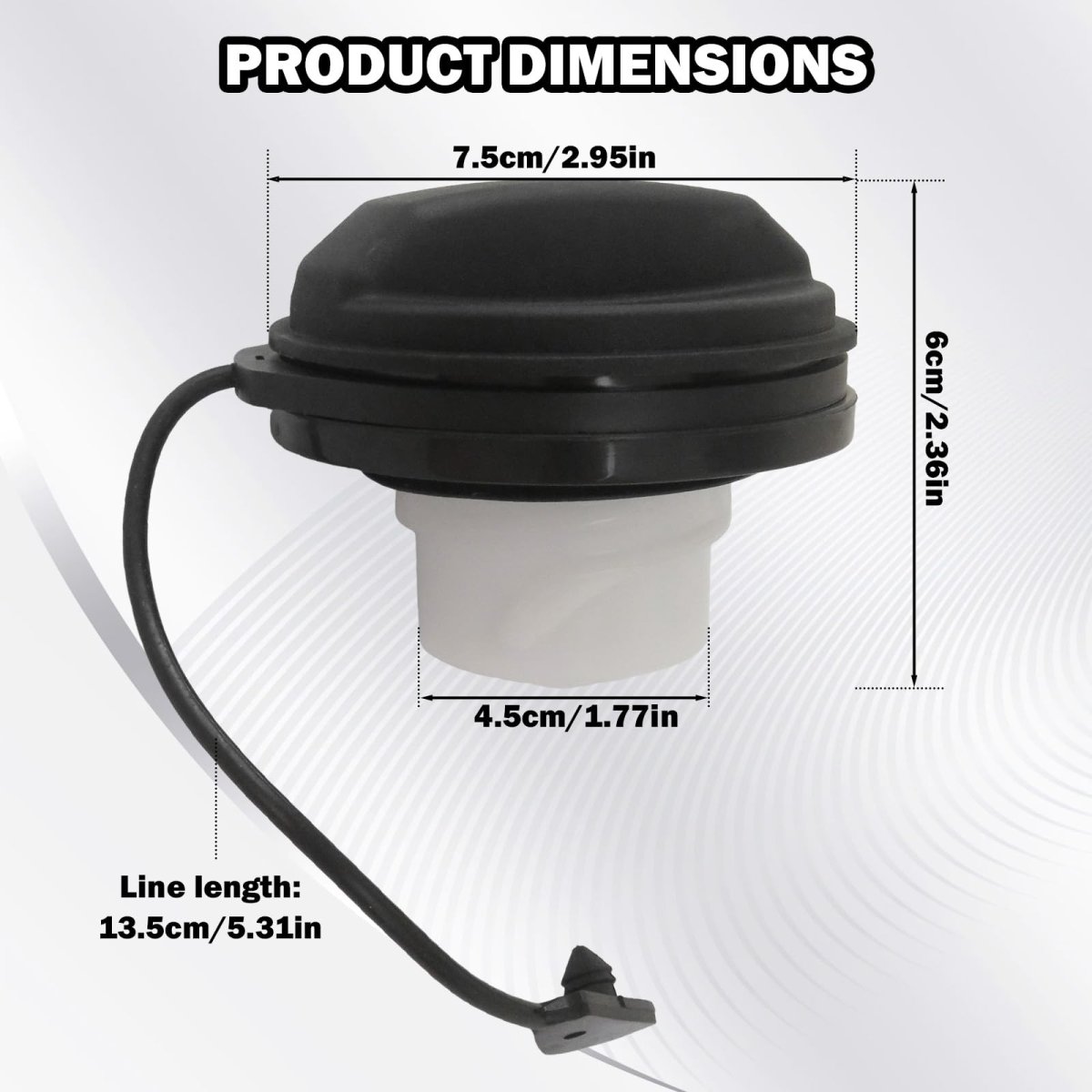 Lr178173l Fuel Cap Replacement For Range Rover Evoque Velar Lr138720 Gas Land Defender Discovery And Sport 2013 To 2025