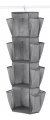 Whitmor Rotating Crosshatch Gray Closet Organizer 10 X 15 48 Inches 