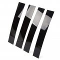 4pc Door Trim Cover Kit Black For Cadillac Escalade 07-14 Pillar Posts Set