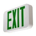 Lfi Lights Ul Certified A Hardwired Green Led Emergency Exit Sign Modern Design Battery Backup Ledgbbjr 