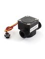 Dc5-12v 0-2mpa 20mm Black Water Liquid Fluid Flow Sensor Flowmeter 