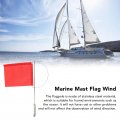 Wind Indicator Flag Monotypes Marine Mast Stainless Steel Red Boat For Sailboat Yacht 185 135mm 7972sm
