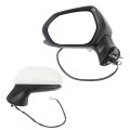 Dasbecan Driver Side Door Mirror For Toyota Camry 2018-2024 With Power Glasss Manual Fold Non-heated Left Rearview Assembly 