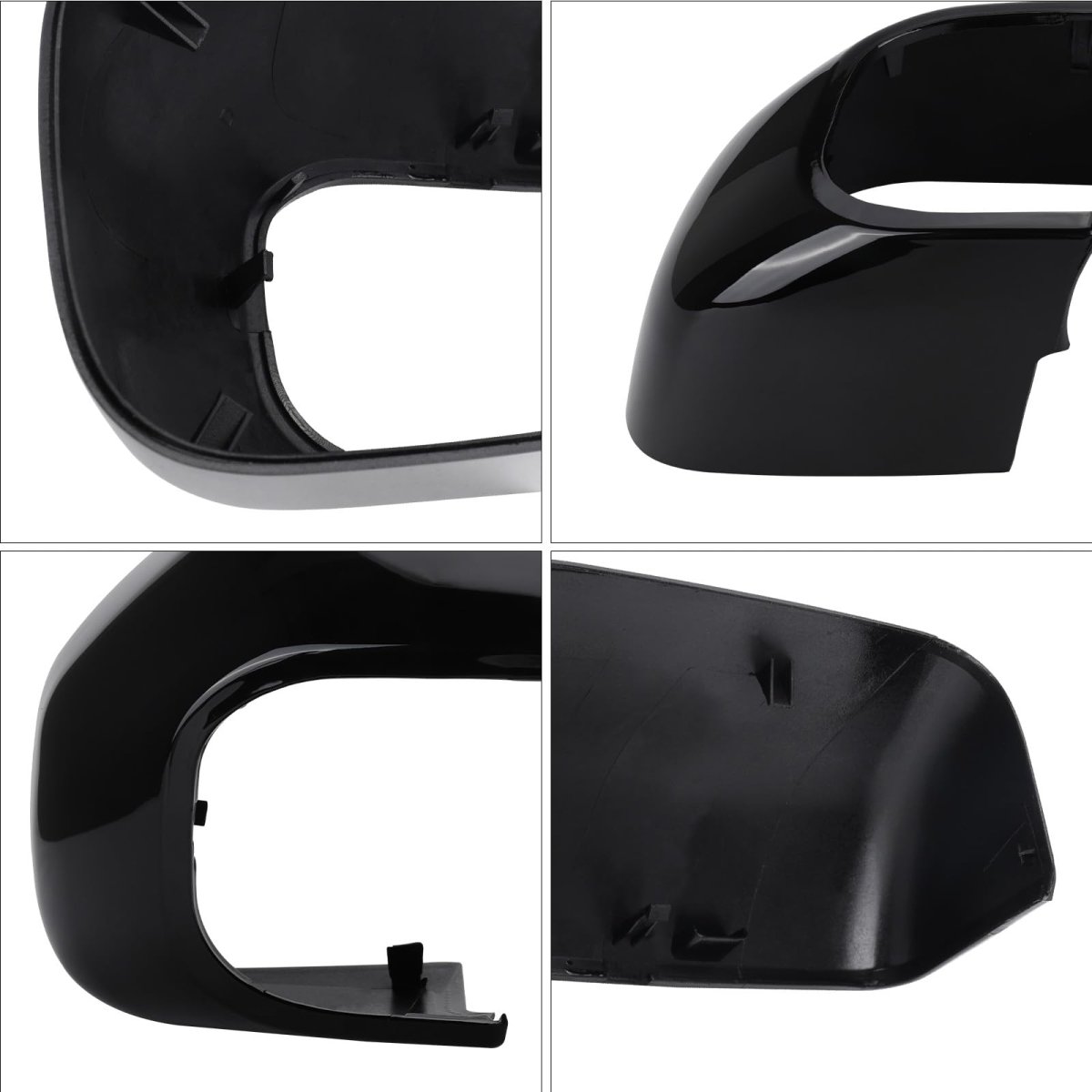 Glossy Black Mirror Cover Cap For 2021 2025d Bronco Sport And 2022 Ford Maverick Direct Replacement For M 17d742 B 2 Piece Sesy