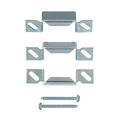 Hampton Products-wright V333st Replacement Strike Plate Zinc 