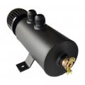 Deepsound Universal Aluminum Oil Catch Can Polish Baffled Reservoir Tank 300ml Breather Filter