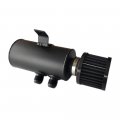 Deepsound Universal Aluminum Oil Catch Can Polish Baffled Reservoir Tank 300ml Breather Filter