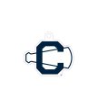 Officially Licensed Connecticut Huskies Acrylic Keychain Uconn Team Graphics Key Holder Accessories For Fans Multicolor Sports 