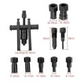 10pcs Motorcycle Inner Bearing Disassembly Tool Kit Wheel Puller 8-25mm