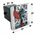 Superman Glowing Aura Tow Trailer Hitch Cover Plug Insert