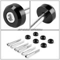 Compatible With Civic Ej Eg Integra Db Dc Type-2 Rear Lower Control Arm Suspension Bar Silver Washer Kit Black