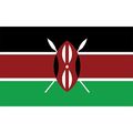 H11091 Kenya Flag Cardboard Cutout Standup 