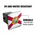 Florida State Flag Tow Trailer Hitch Cover Plug Insert