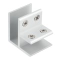 90 Degree Glass Clamp Aluminum Alloy Adjustable Clip For 14-16mm Thickness Wall Mounting Support Bracket Shelf Mirror Shower 