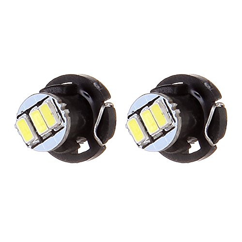 White T4 2 Neo Wedge Led Bulb Interior Lights 4 Pack 3-3014smd Chip For Instrument Panel Gauge Cluster Dashboard Dash 12v