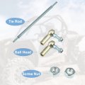 X Autohaux M8 240mm Steering Tie Rod Ball Joint For 50cc 70cc 90cc 110cc 125cc 150cc 200cc 250cc Atv Four Wheeler Quad