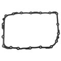Automatic Transmission Fluid Pan Gasket For Cadillac Ats 2013 To 2015 Steel And Rubber Black 17 Bolt Hole With End Piece 