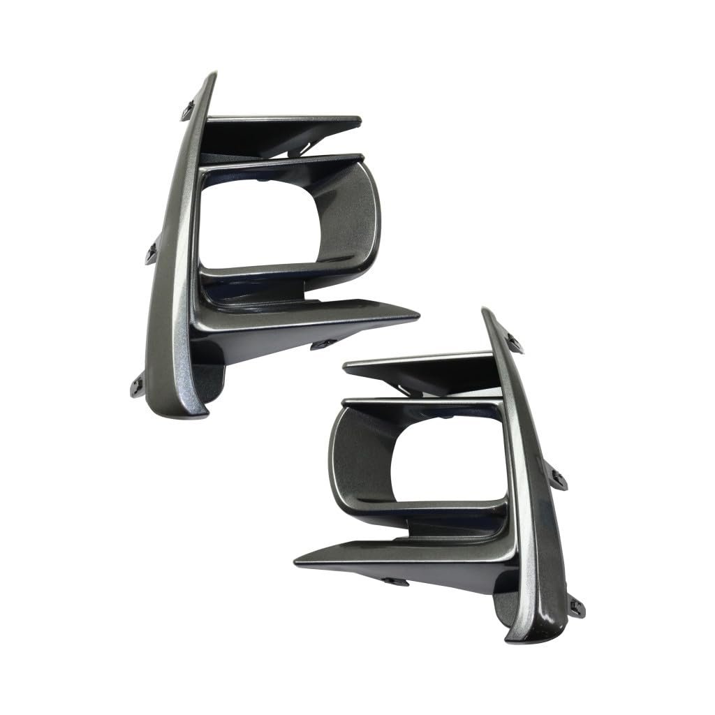 Fog Light Trim Pair For Toyota Sienna 2018 2019 2020 Front Driver And Passenger Side Black Xle Model To1038217 To1039217