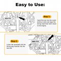 Jetuplusllc Camshaft Crankshaft Alignment Timing Tool 303-772 For Ford Powerstroke 6 0l 4l Diesel Engines