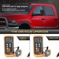 Sequential Turn Signal For 2009-2022 Compatible With Dodge Ram 1500 2500 3500 Classic Amber Led Strips Side Towing Mirror