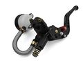 1 Pair Motor Motorcycle Cnc Billet Aluminum Extendable Folding Foldable Master Cylinder Front Brake Oil Fluid Reservoir Levers 