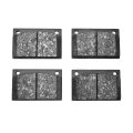Disc Brake Pads For Bentley Turbo R 1990 To 1998 Low Metallic Friction 2 75 In Inner And Outer Pad Height Front Position 5000 