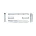 Bully Gi-47 Triple Chrome Plated Abs Snap-in Imposter Grille Overlay 6 Piece 