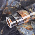 Livelynine 15 8 X 394 Inch Blue Contact Paper Marble Wallpaper Peel And Stick On Countertops For Kitchen Counter Decor Bedroom 