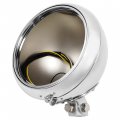 Tcmt Motorcycle Round Headlight Housing Led Headlamp Shell Protective Cover Heavy Duty Universal Fit For 7 Inch