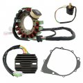 Waltyotur Stator Regulator Relay With Gasket Replacement For Yamaha 1996-2001 Warrior 350 Yfm350x 3hn-85510-10-00