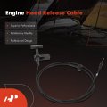 A-premium Front Hood Latch Release Cable With Handle For Ford F-150 F150 2004-2008 Lincoln Mark Lt 2006-2008 81 Inch Replace