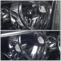 Auto Dynasty Oe Style Smoked Housing Clear Corner Headlight Corner Lamps Tool Kit Compatible With Dodge Charger 06-10